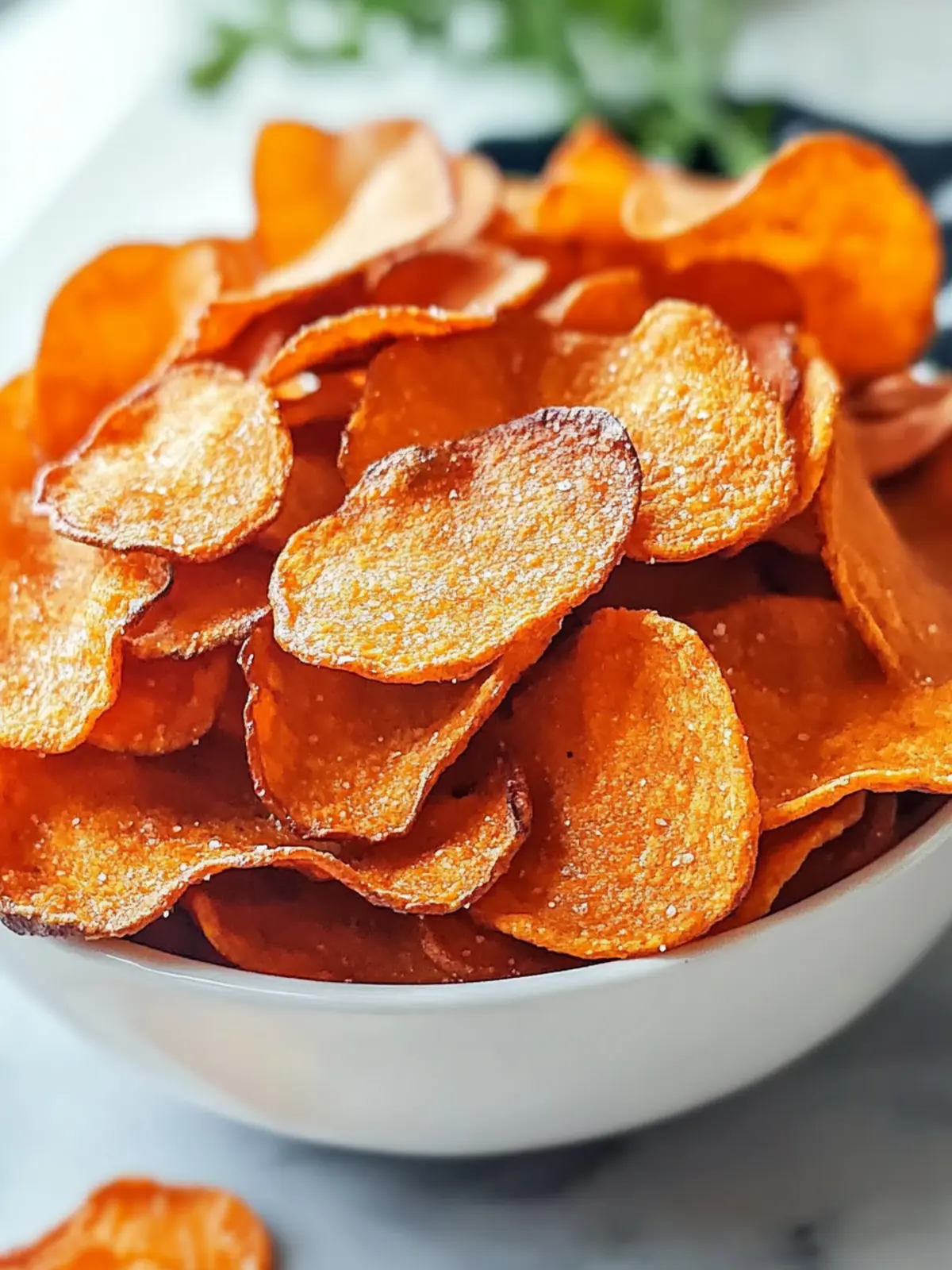 Krosse Karottenchips: Dein gesunder Snack-Traum! 4 Crispy carrot chips for the healthy snack