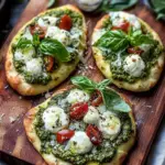 Pesto-Hühnchen-Fladenbrot mit Mozzarella in nur 25 Minuten 44 Pesto-Hühnchen-Fladenbrot mit Mozzarella