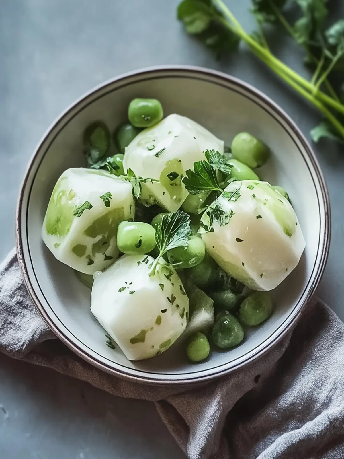Omas Kohlrabi mit Erbsen: Schnelle, gesunde Hausmannskost 4 Omas Kohlrabi mit Erbsen