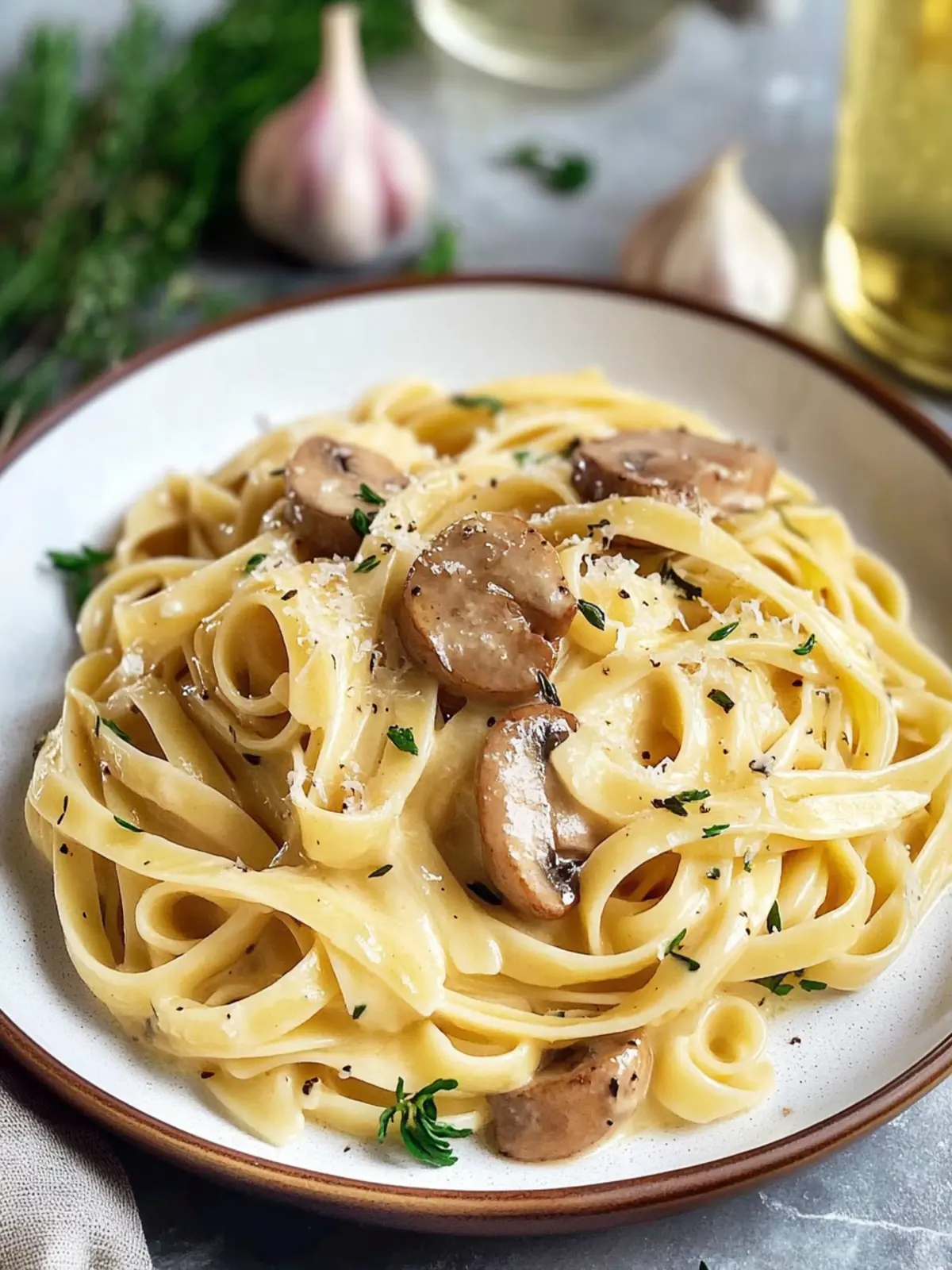 Cremige Wildschweinfilet Pasta
