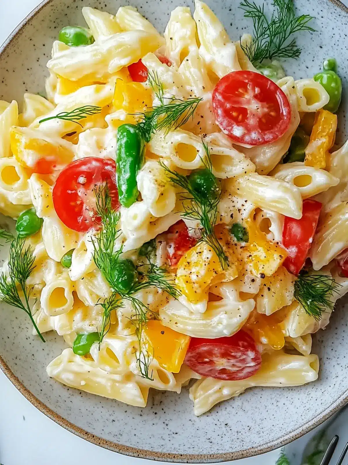 Bester Nudelsalat ohne Mayo – Lecker, leicht und cremig! 3 Bester Nudelsalat ohne Mayo