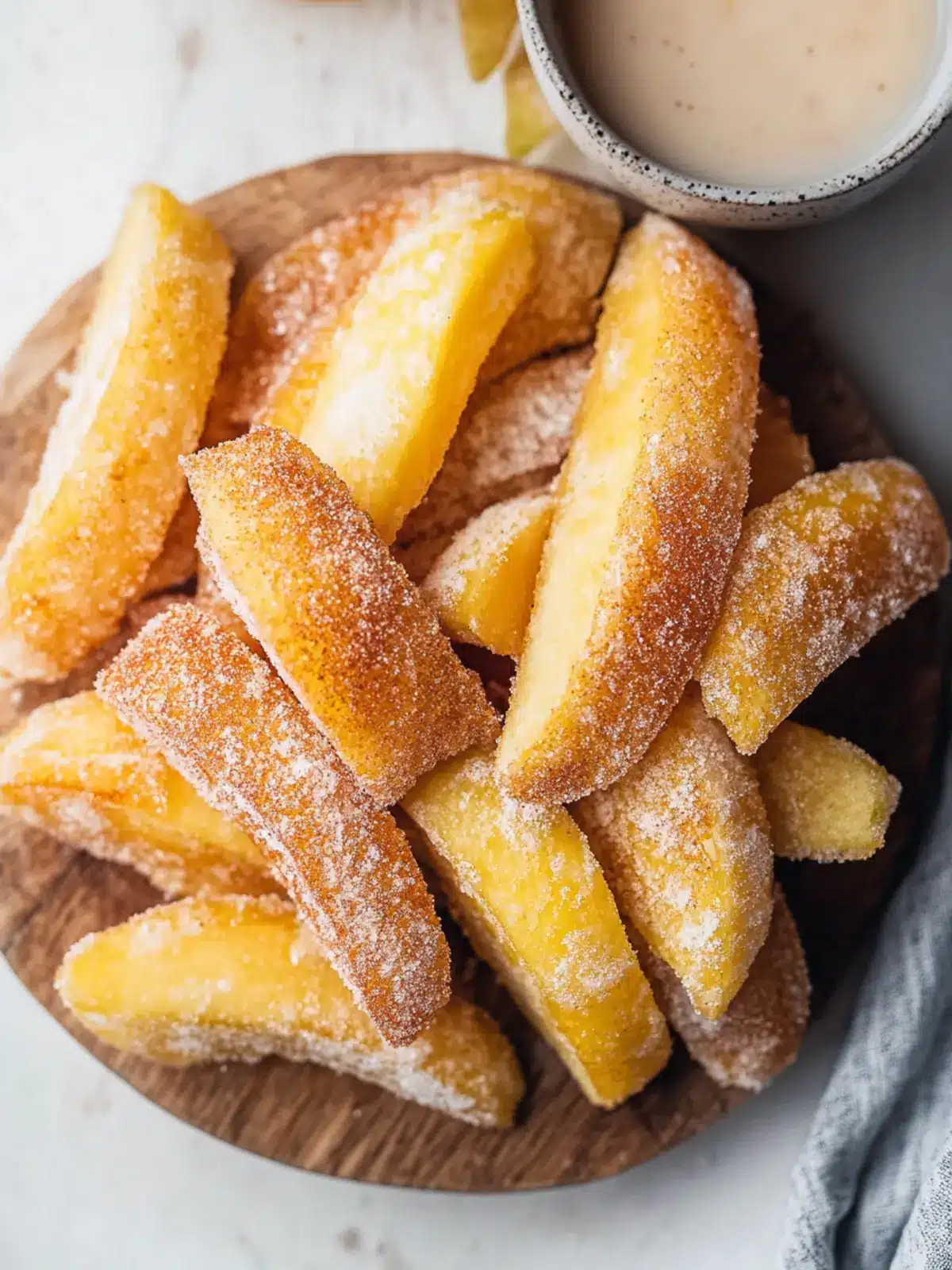 Luftfritteuse Apfel Pommes