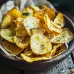 Kohlrabi-Chips mit Curry: Knuspriger Genuss für gesunde Snack-Liebhaber 8 Kohlrabi-Chips mit Curry