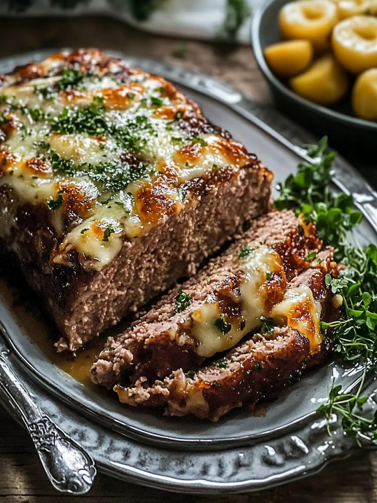 Knoblauch Parmesan Hackbraten: Wunderbares Comfort Food zuhause 4 Knoblauch Parmesan Hackbraten