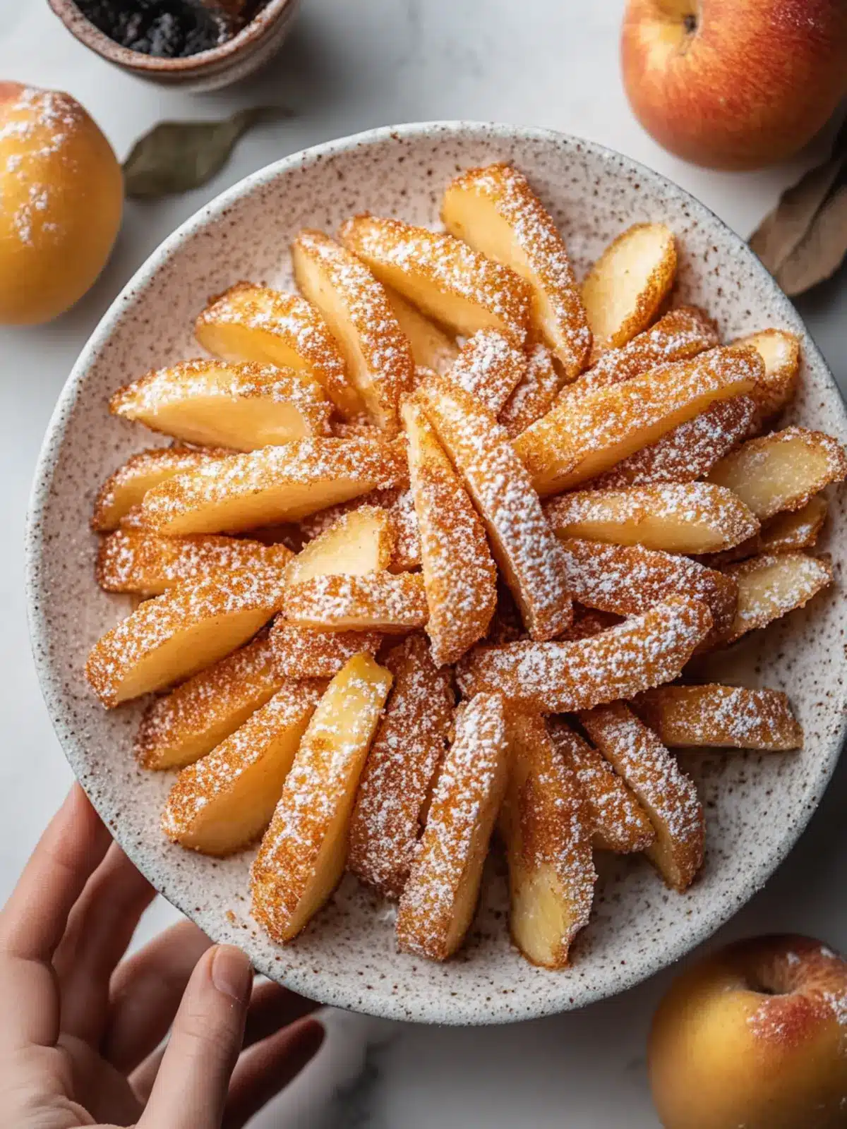 Luftfritteuse Apfel Pommes – Süß und knusprig genießen 4 Luftfritteuse Apfel Pommes