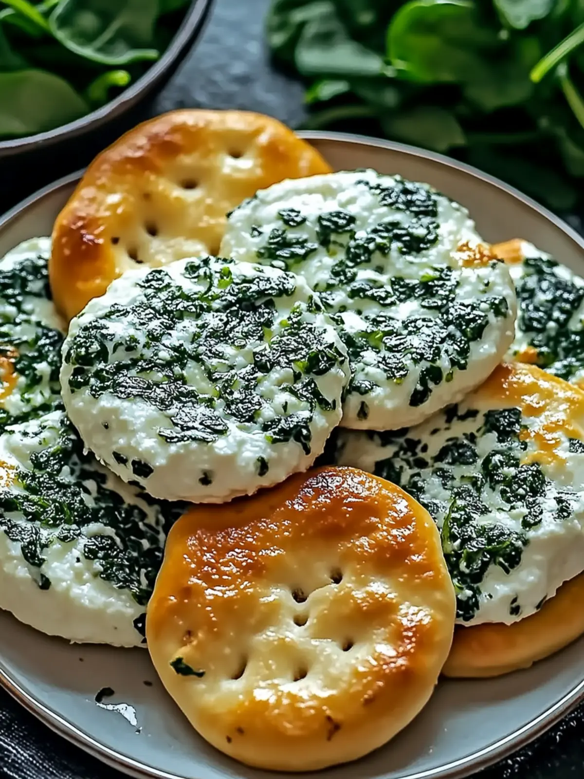 Unwiderstehlich einfache Spinat-Hüttenkäse-Flagels für jede Mahlzeit