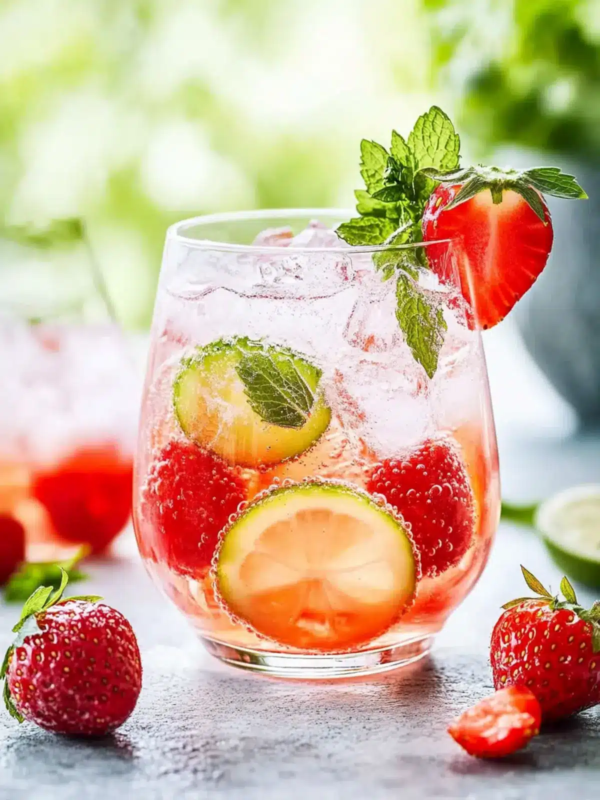 Erdbeer-Limetten-Wodka-Zerschmetterer: Erfrischender Genuss! 4 Erdbeer-Limetten-Wodka-Zerschmetterer
