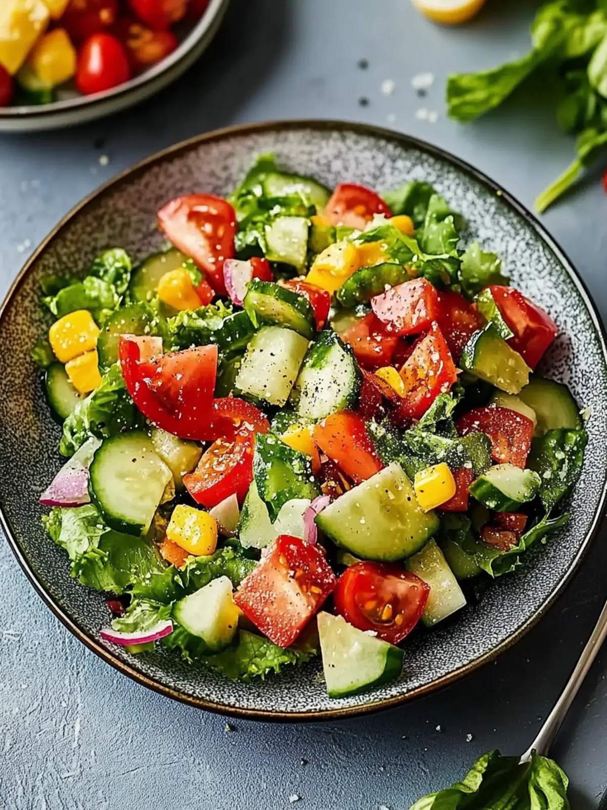 Gemischter Salat einfach: Frisch, bunt und schnell zubereitet 4 Gemischter Salat einfach