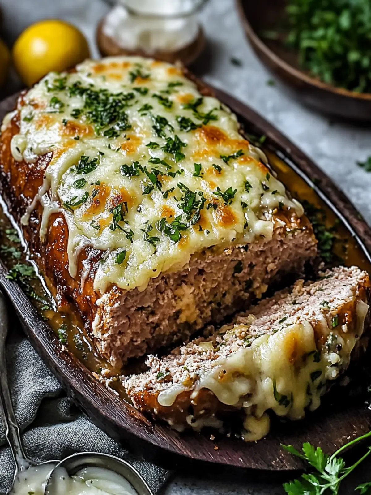 Knoblauch Parmesan Hackbraten: Wunderbares Comfort Food zuhause 3 Knoblauch Parmesan Hackbraten