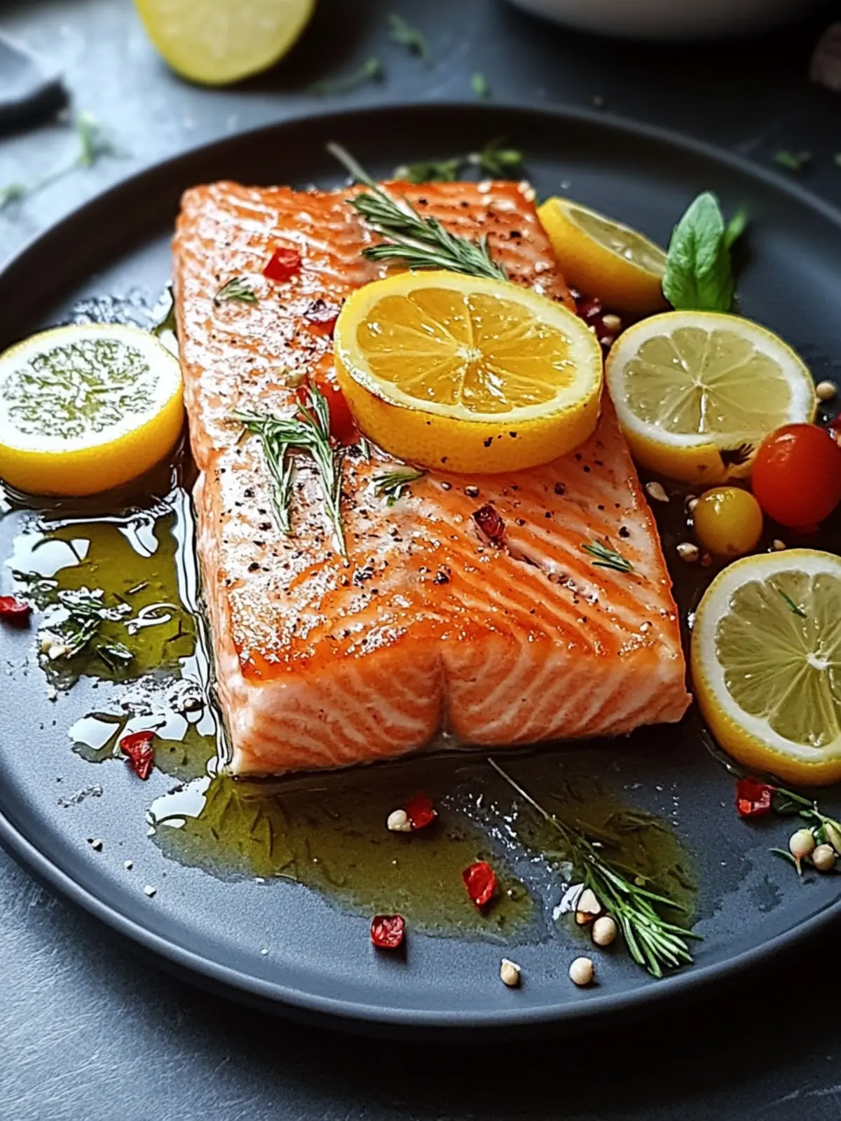 Köstliches und super saftiges Lachsfilet mit Honig-Senf-Glasur 2 Köstliches und super saftiges Lachsfilet