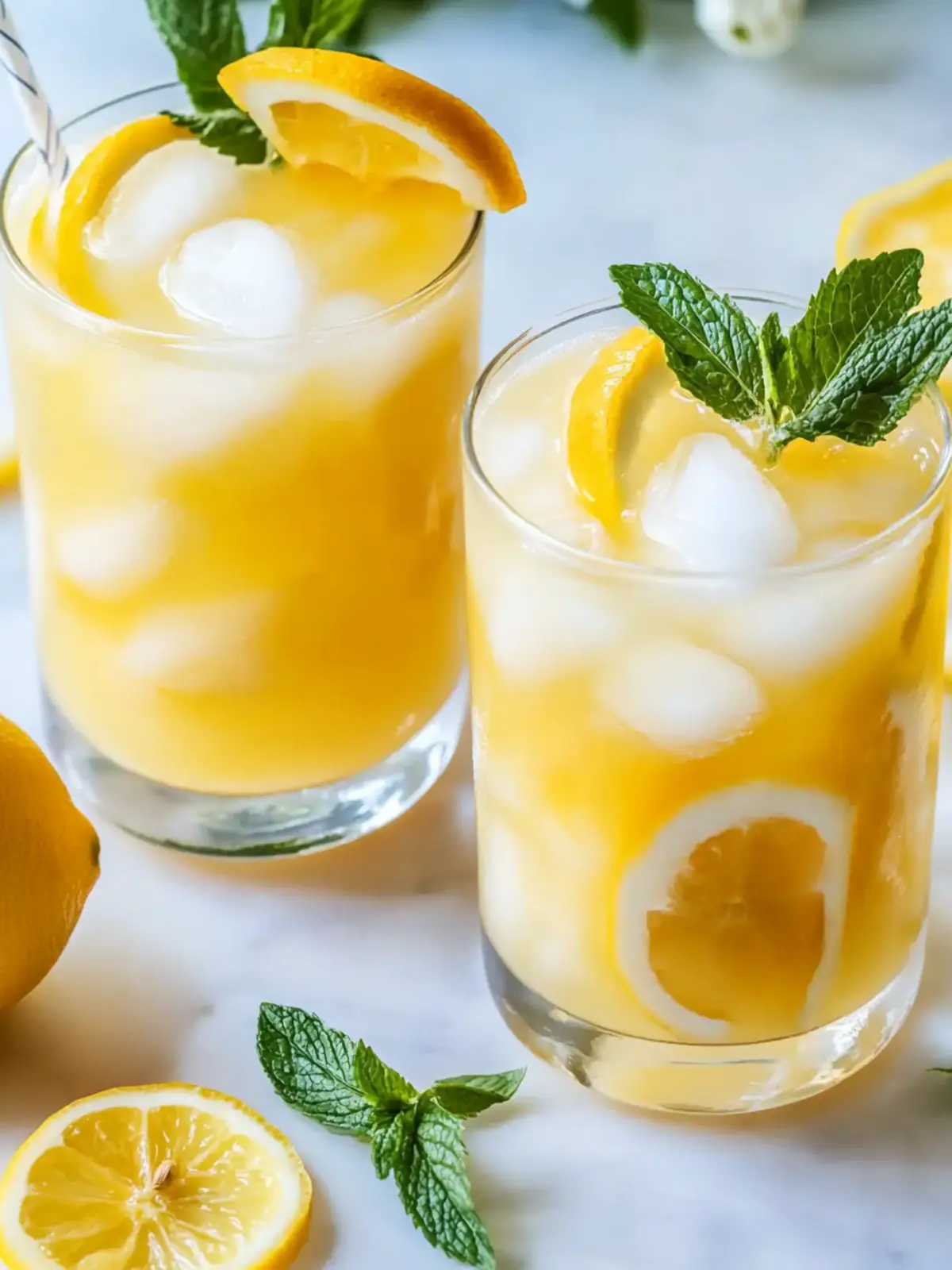 Erfrischende Pfirsich-Limonade – Dein Sommertraum im Glas 2 Erfrischende Pfirsich-Limonade