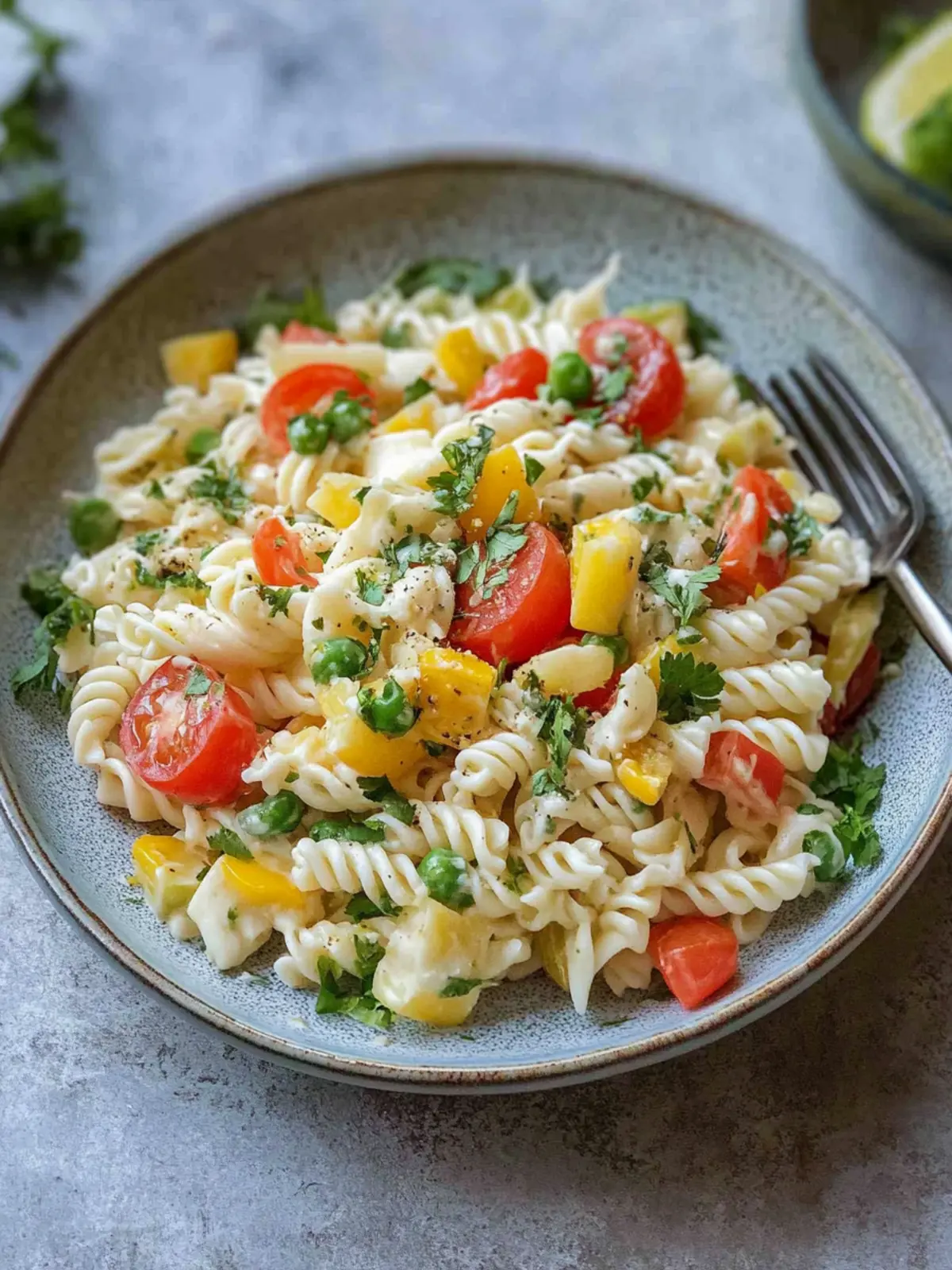 Erfrischender Nudelsalat ohne Mayo für heiße Sommertage 4 Nudelsalat ohne Mayo