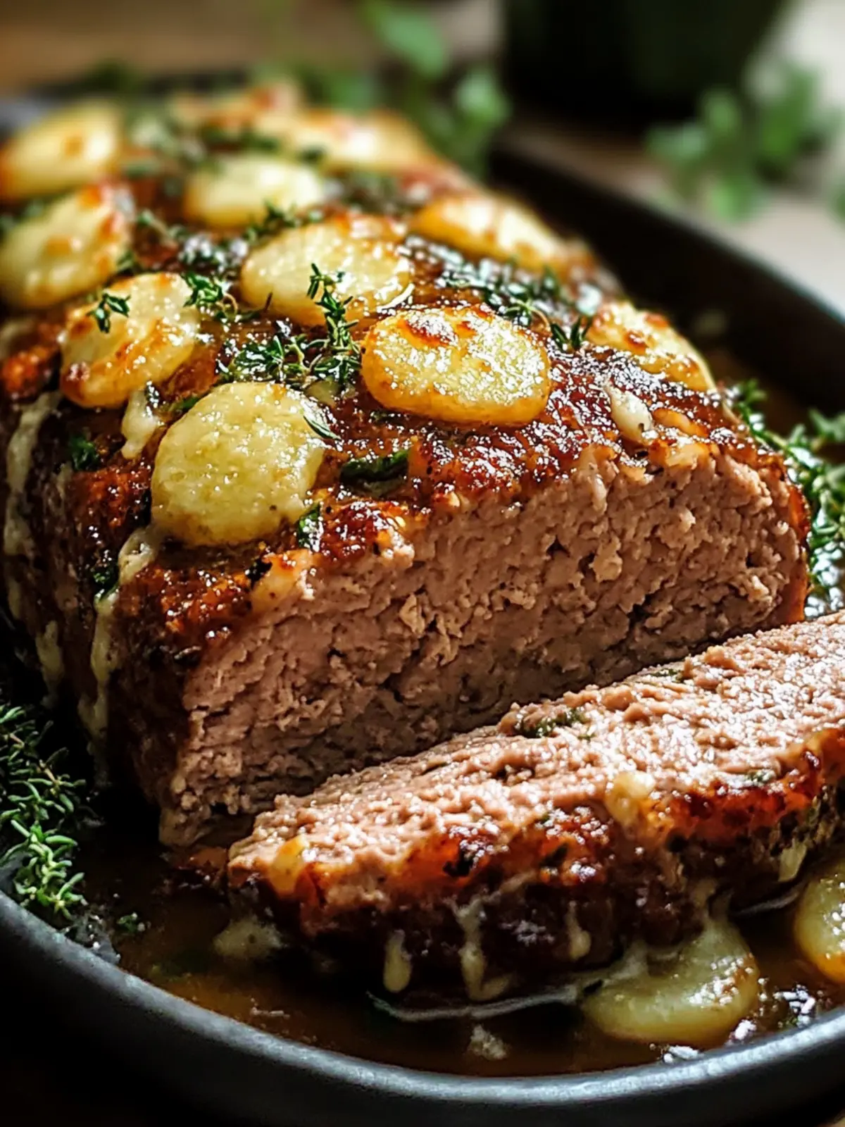 Knoblauch Parmesan Hackbraten: Wunderbares Comfort Food zuhause 2 Knoblauch Parmesan Hackbraten