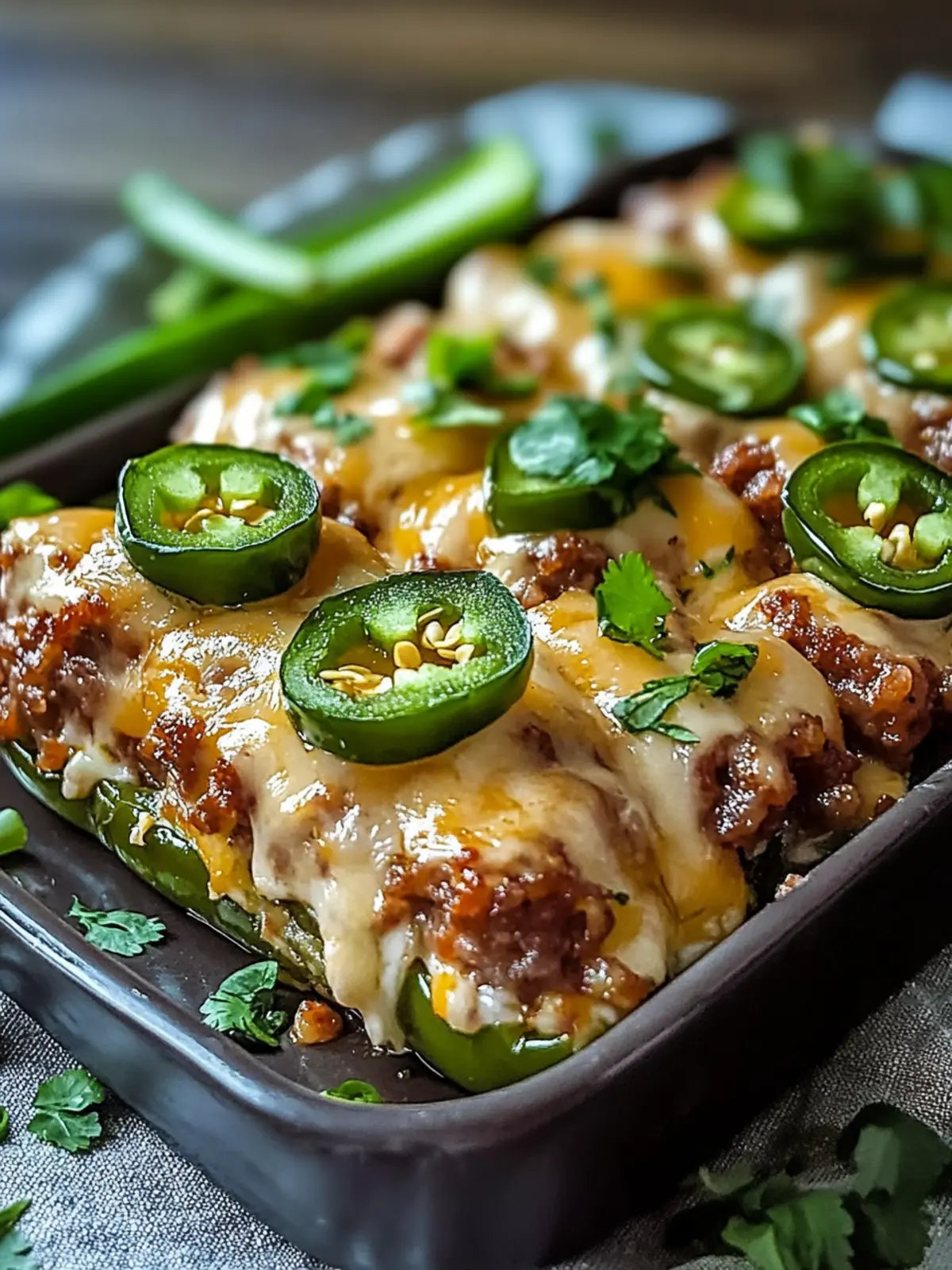 Scharfer Jalapeño-Popper-Fleischlaib