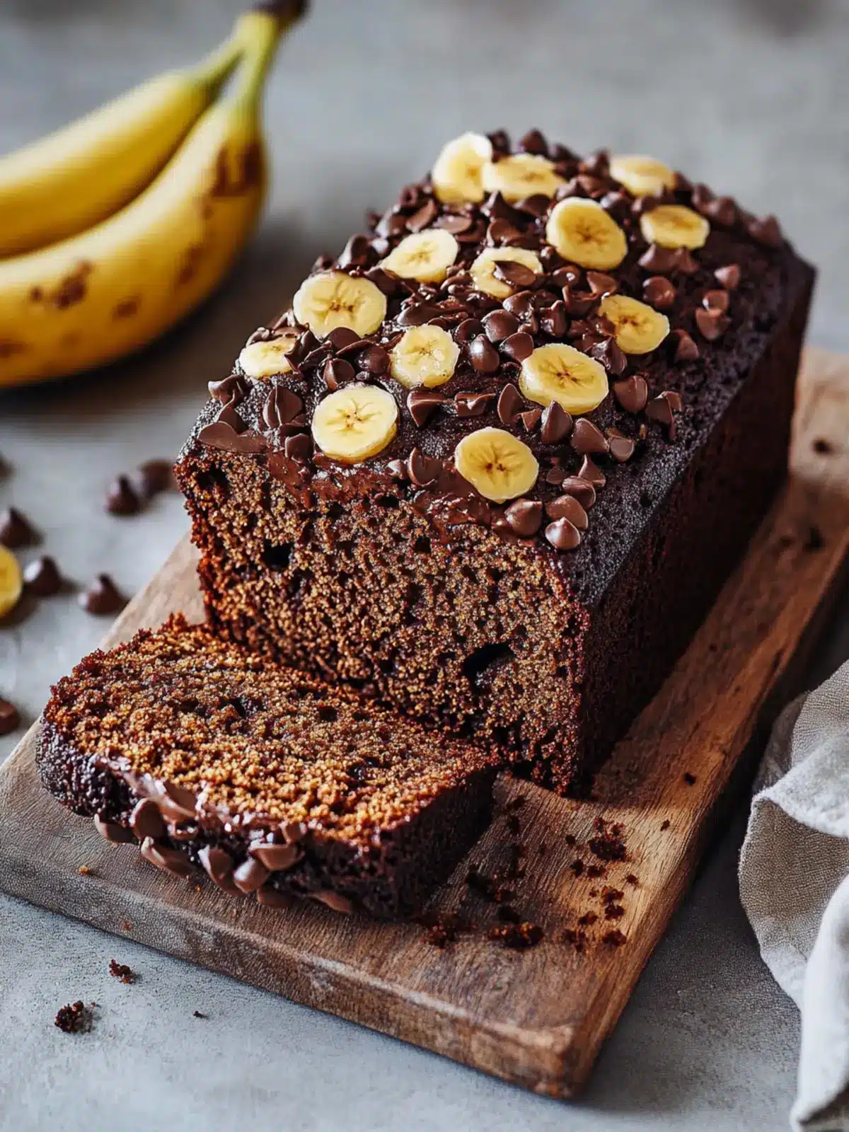 Saftiges Schoko-Bananenbrot – Vegan und ganz ohne Zucker 4 Schoko-Bananenbrot