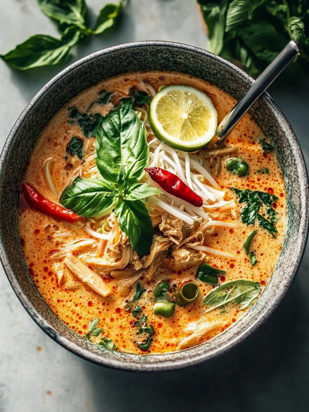 Cremige Thai Rote Curry Nudelsuppe – Wärme für die Seele 4 Cremige Thai Rote Curry Nudelsuppe