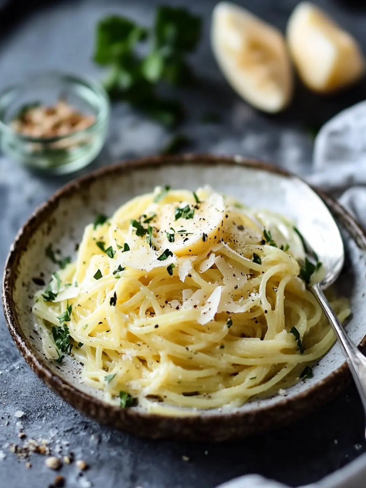 Genuss ohne Reue: Low-Carb Kohlrabi-Spaghetti mit Käsesoße 4 Low-Carb Kohlrabi-Spaghetti mit Käsesoße