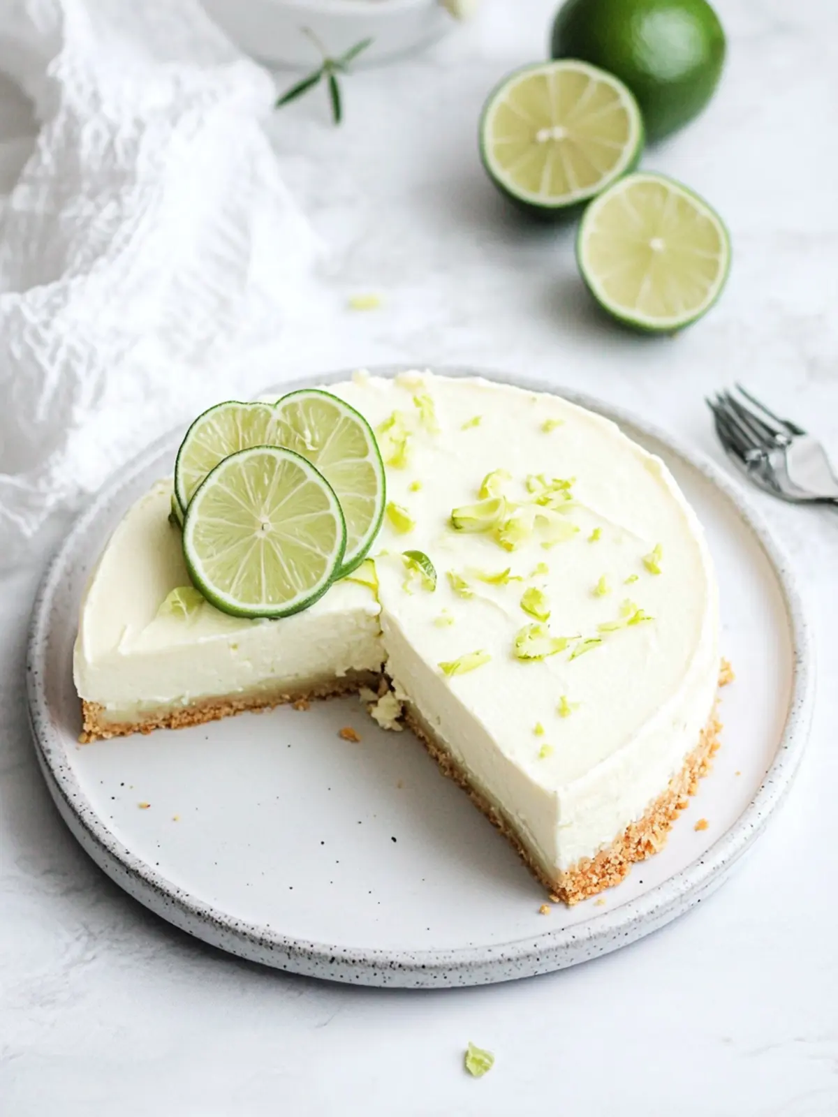 Limetten- und Ingwer-Käsekuchen: Einfaches No-Bake Vergnügen 5 Limetten- und Ingwer-Käsekuchen