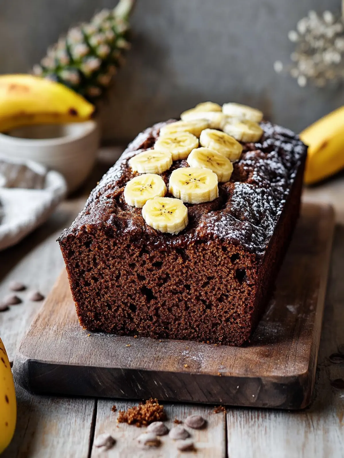 Saftiges Schoko-Bananenbrot – Vegan und ganz ohne Zucker 2 Schoko-Bananenbrot