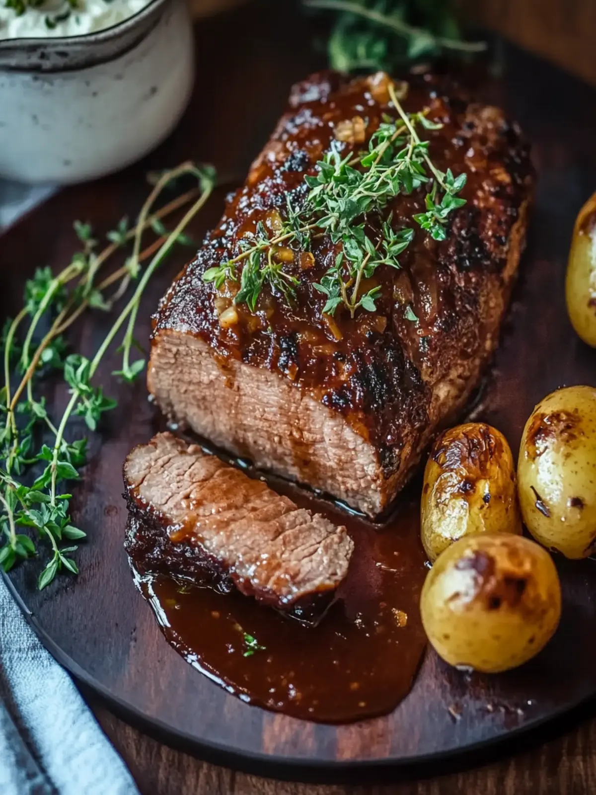 Hackbraten mit Bratensauce: Würzige Nostalgie für alle! 2 Hackbraten mit Bratensauce