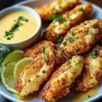Super krosse Air Fryer Hähnchenstreifen mit Honig-Senf-Sauce 43 Super krosse Air Fryer Hähnchenstreifen & Honig-Senf-Sauce