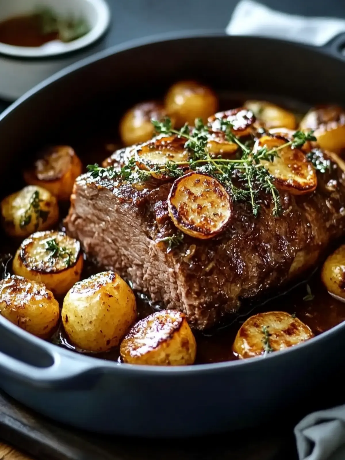 Herzhafter Hackbraten mit Ofenkartoffeln – Wohlfühlessen für Alle 4 Herzhafter Hackbraten mit Ofenkartoffeln