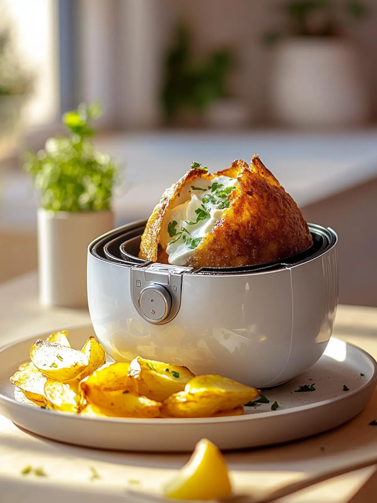 Perfekte Airfryer Ofenkartoffel