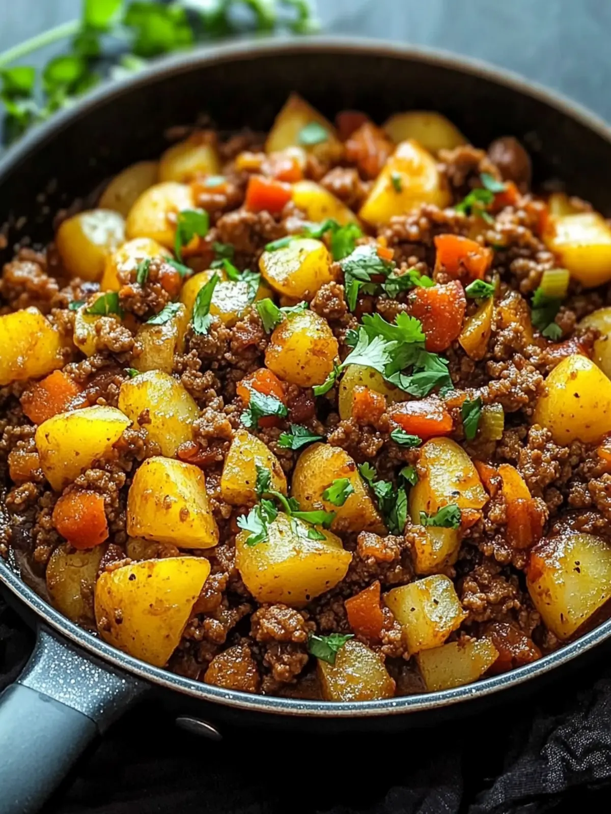 Köstliche Mexikanische Hackfleisch-Pfanne mit Kartoffeln genießen 2 Mexikanische Hackfleisch-Pfanne mit Kartoffeln