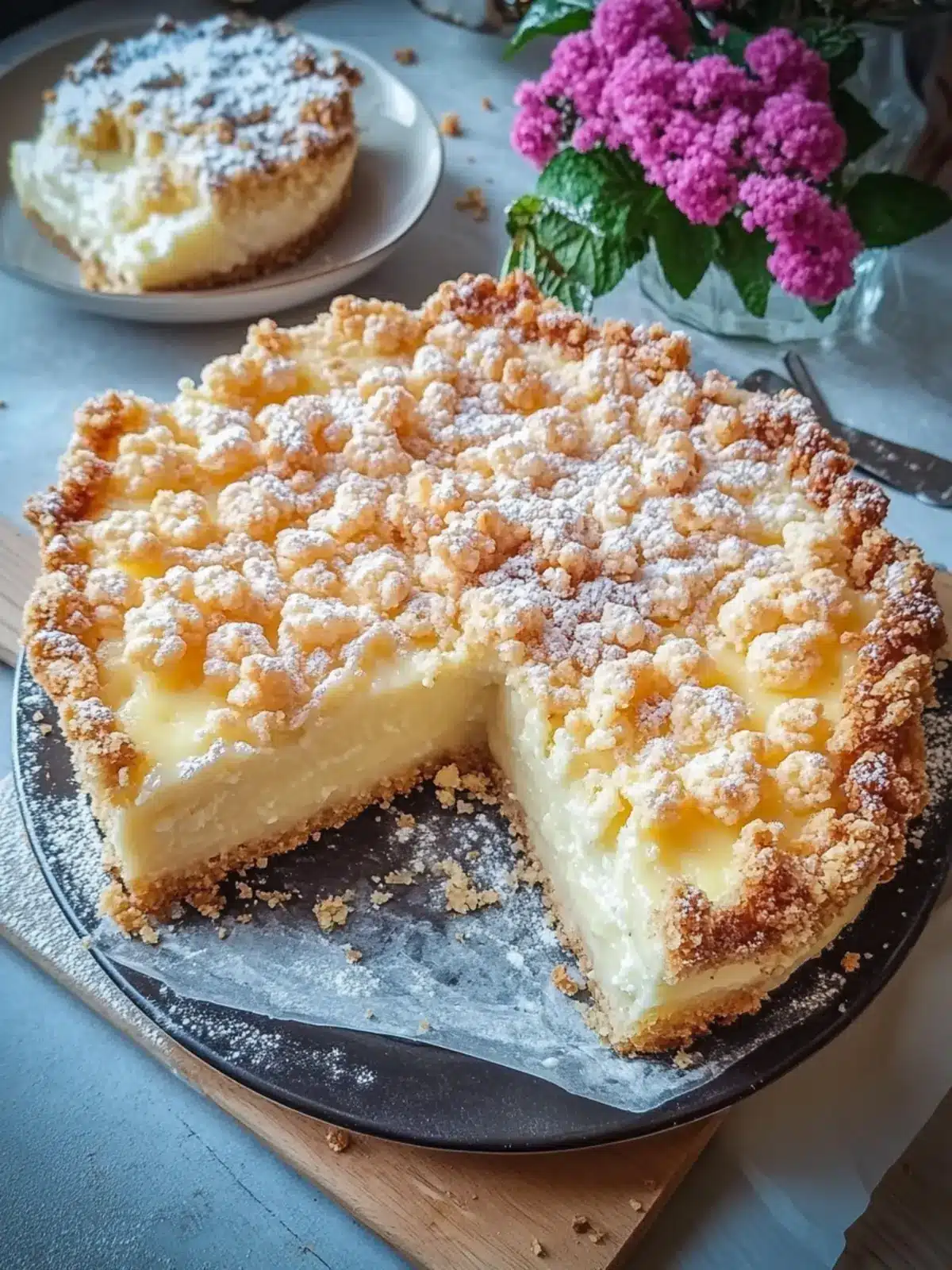 Vanillepudding Streuselkuchen vom Blech – Einfach himmlisch! 5 Vanillepudding Streuselkuchen vom Blech
