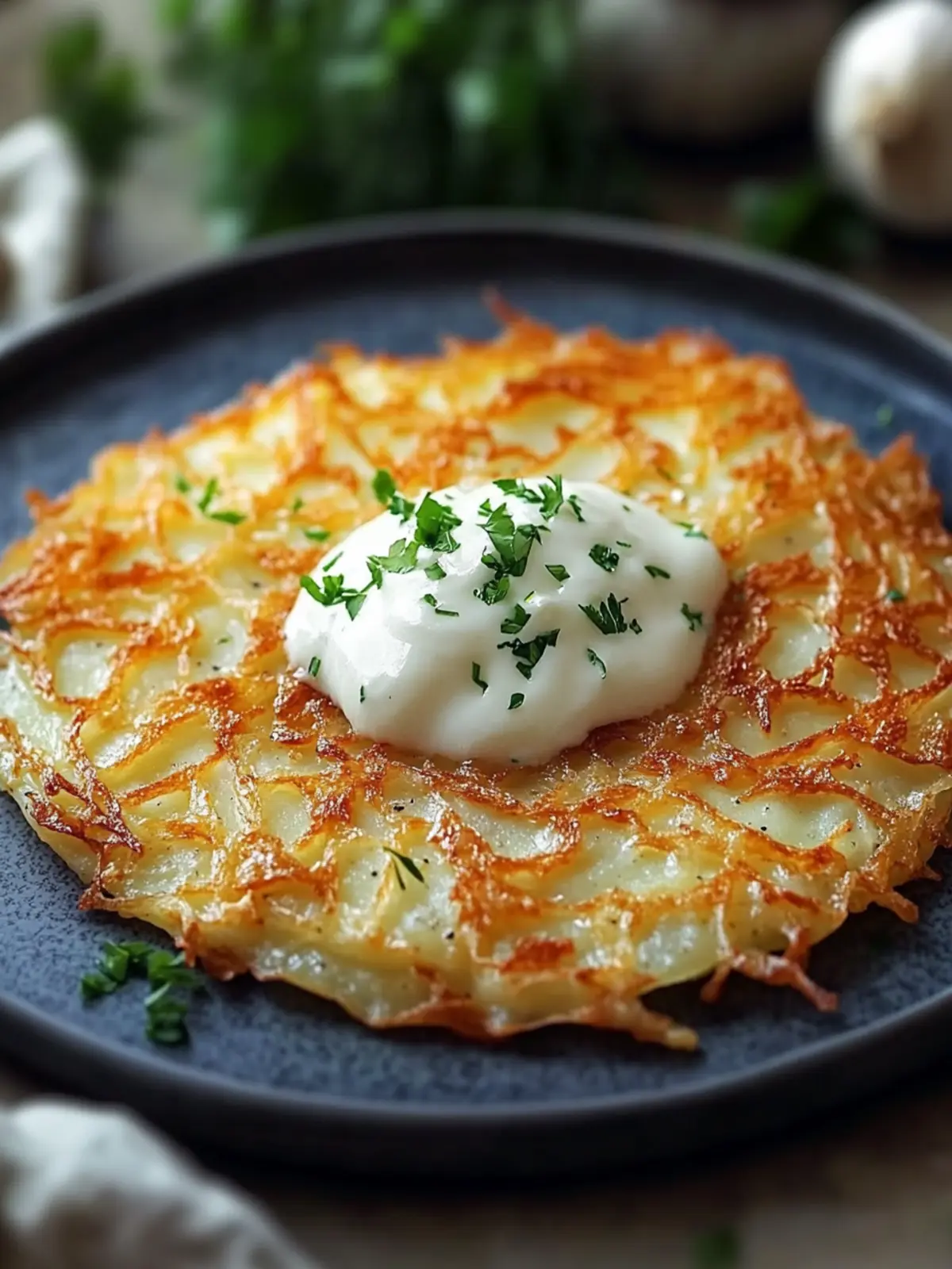 Knusprige Kartoffelrösti aus der Heißluftfritteuse ganz leicht 5 Kartoffelrösti aus der Heißluftfritteuse