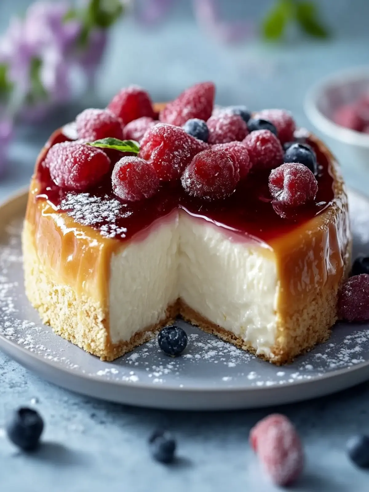 Einfacher Käsekuchen – Cremig, simpel und unwiderstehlich 2 Simple cheesecake recipe
