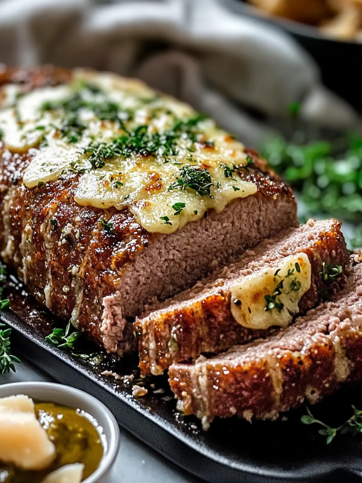 Knoblauch Parmesan Hackbraten: Wunderbares Comfort Food zuhause 5 Knoblauch Parmesan Hackbraten