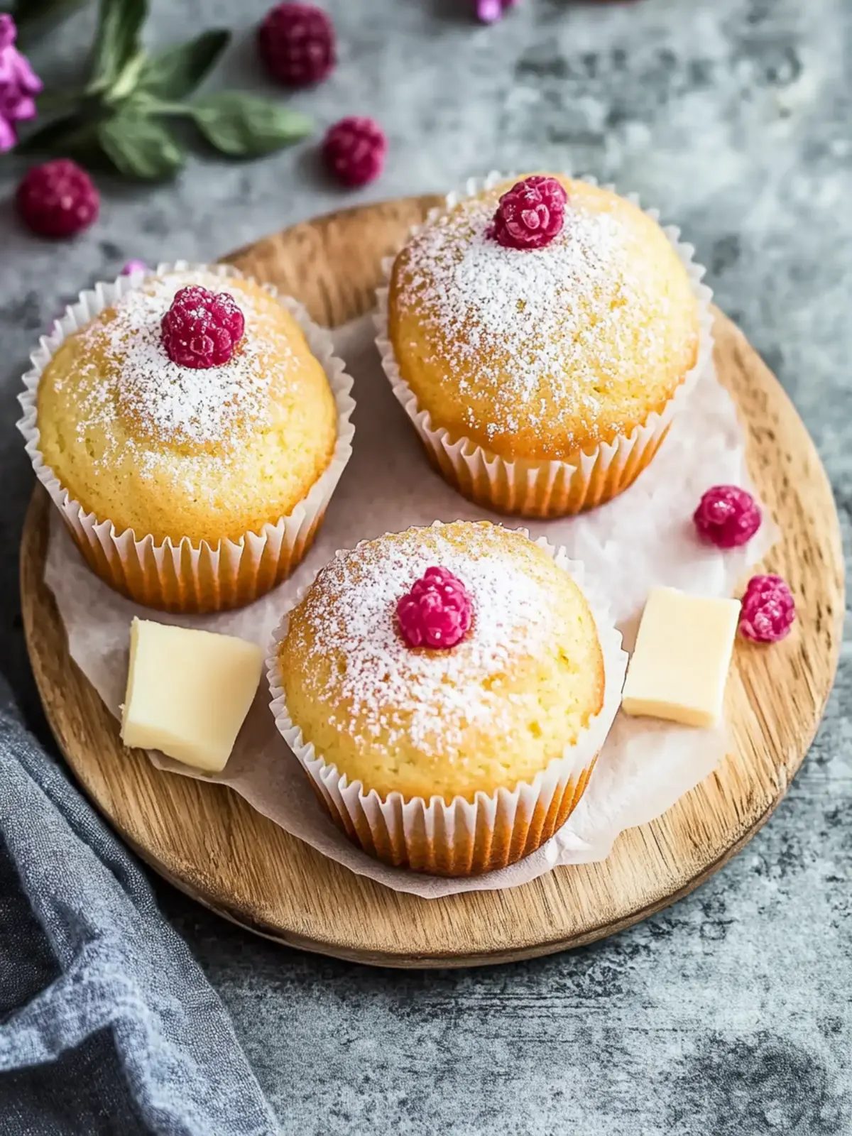 Muffins ohne Butter: Fluffig und gesund mit Zitronenglasur 2 Muffins ohne Butter