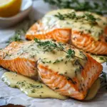Cremiges Lachsfilet aus dem Ofen – Einfach & Genussvoll 6 Creamy salmon fillet from the oven