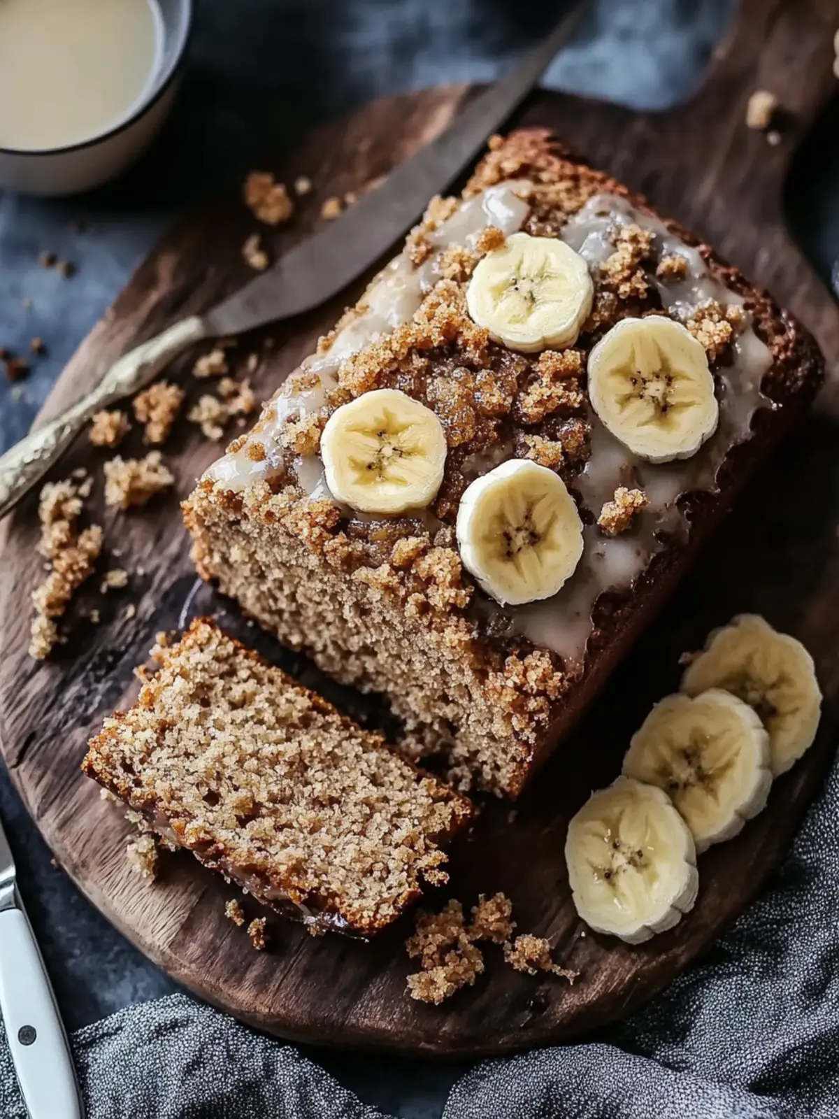 Zimt Bananenbrot mit Streuseln – Veganer Genuss für alle 3 Zimt Bananenbrot mit Streuseln