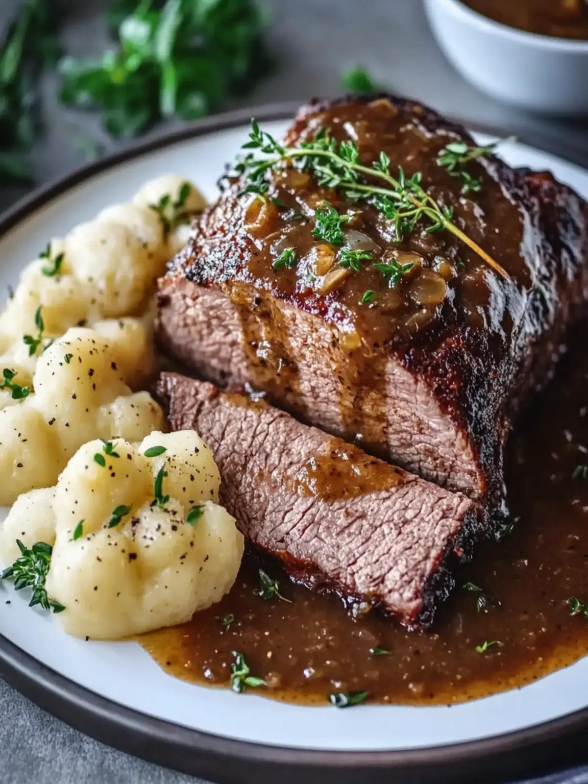 Hackbraten mit Bratensauce: Würzige Nostalgie für alle! 3 Hackbraten mit Bratensauce