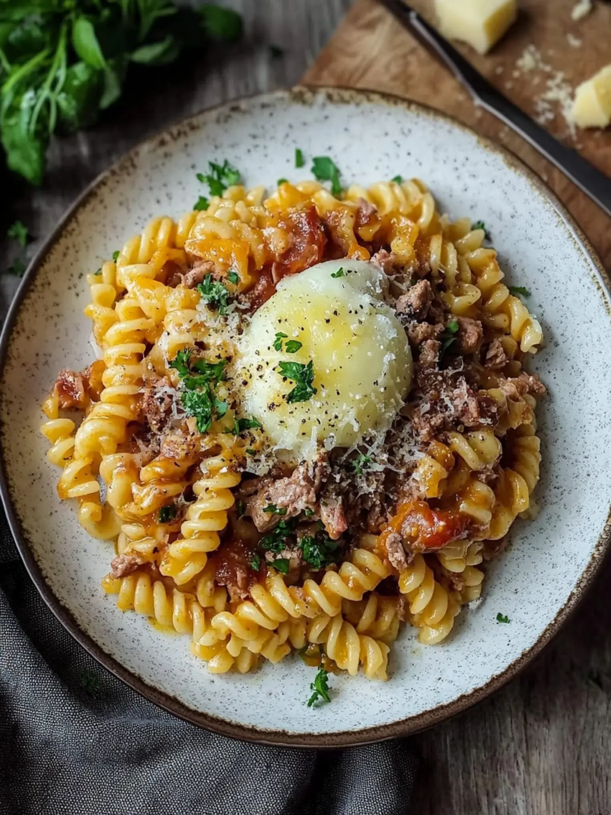 Nudelauflauf mit Hackfleisch