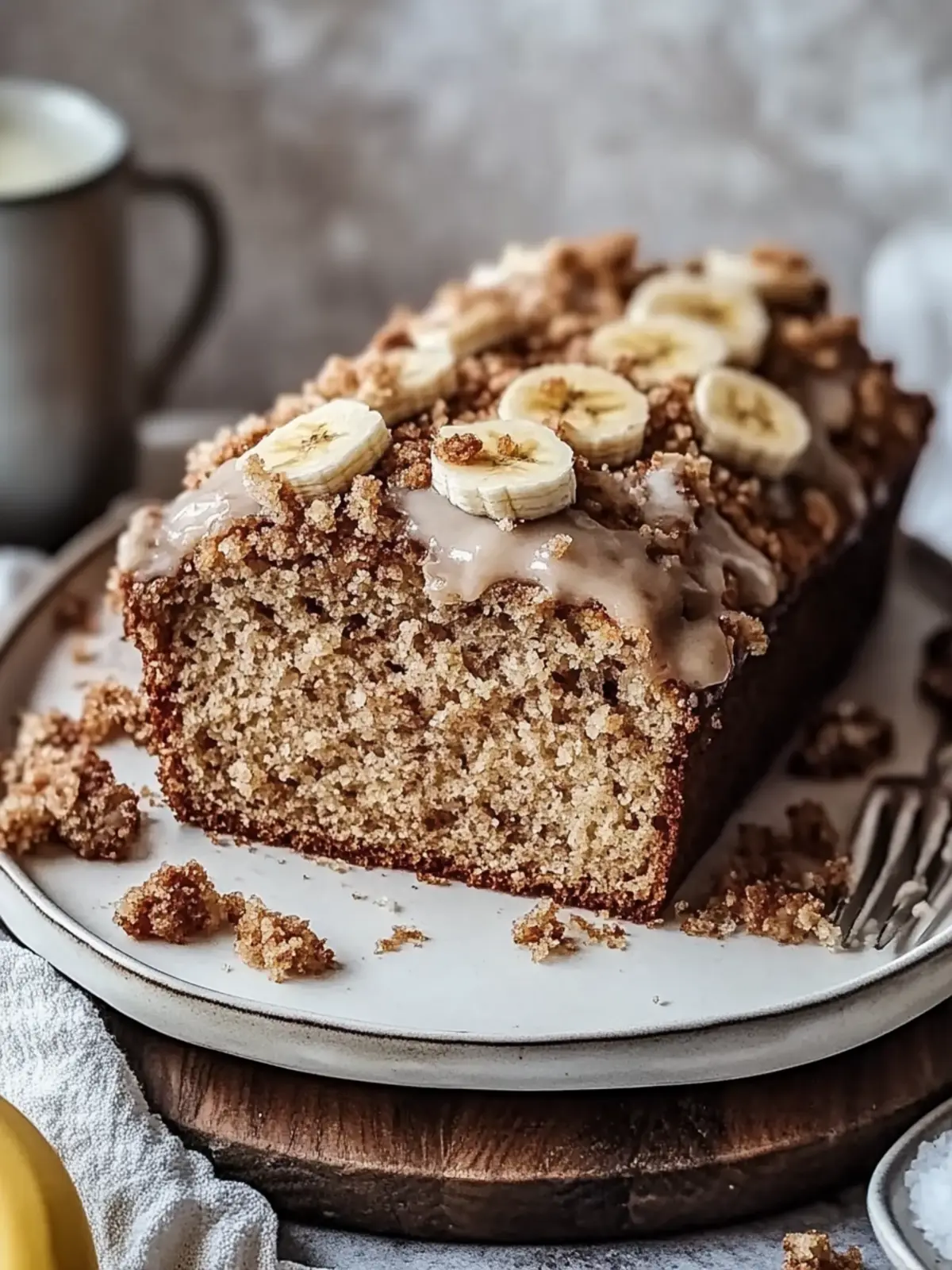 Zimt Bananenbrot mit Streuseln – Veganer Genuss für alle 2 Zimt Bananenbrot mit Streuseln