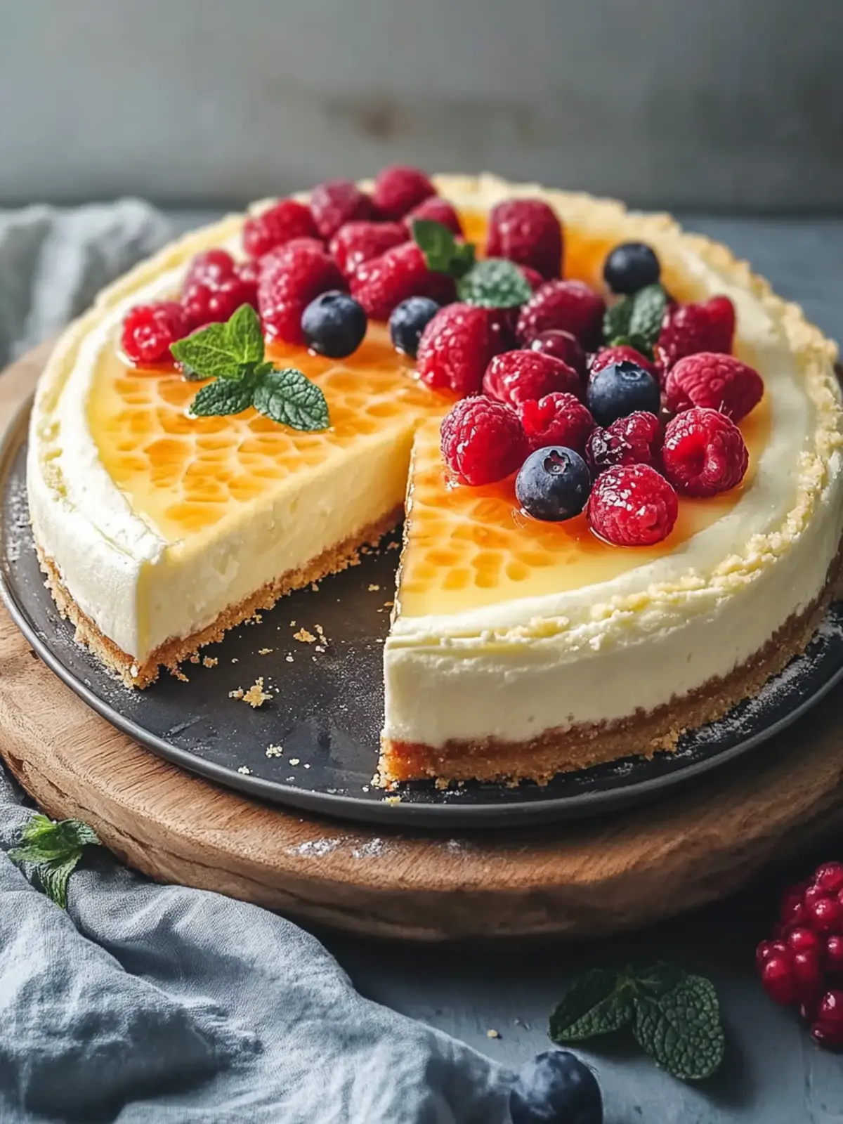 Frischkäsekuchen – Cremiger Genuss für jeden Anlass 3 Frischkäsekuchen
