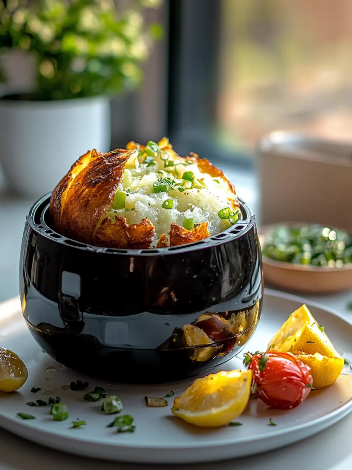 Crispy Perfekte Airfryer Ofenkartoffel: Einfach und Lecker 3 Perfekte Airfryer Ofenkartoffel