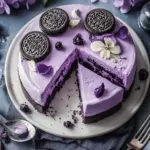 Violetter Oreo Käsekuchen – Der festliche Traum für Genießer 41 Violetter Oreo Käsekuchen