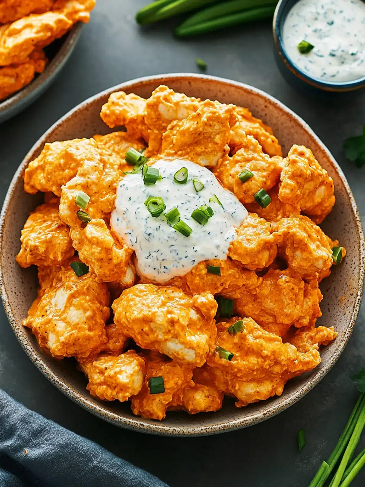 Cremiger Buffalo Chicken Dip im Slow Cooker – Einfach und Lecker! 4 Cremiger Buffalo Chicken Dip