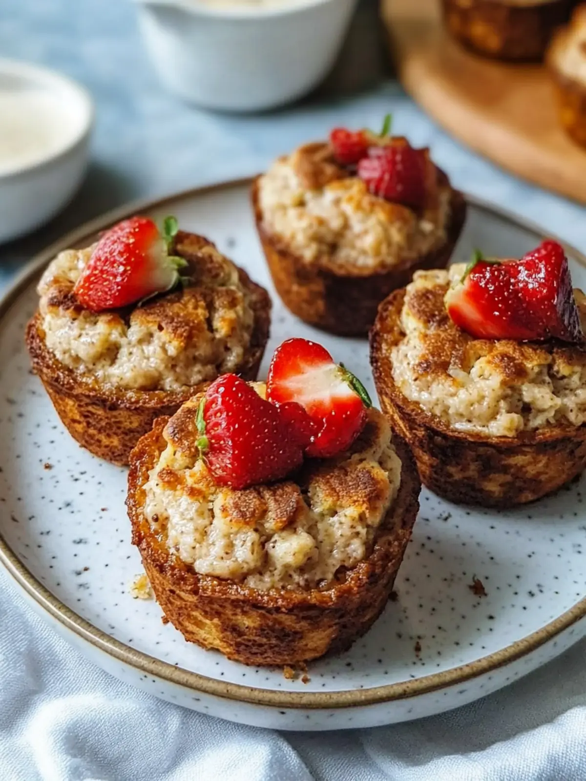 Protein Französisch Toast Muffins für den perfekten Start in den Tag 4 Protein Französisch Toast Muffins