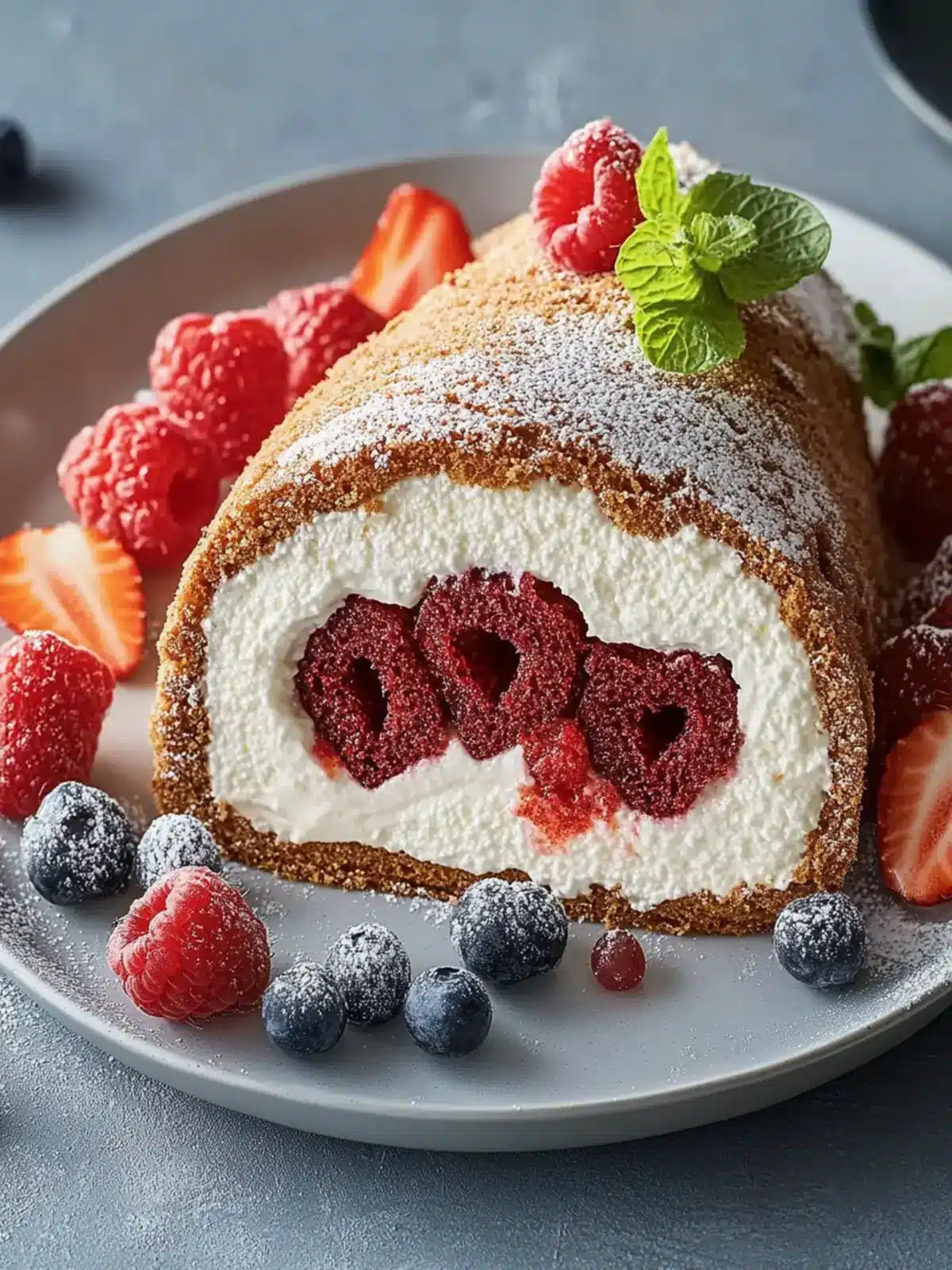 Herzen Rollenkuchen