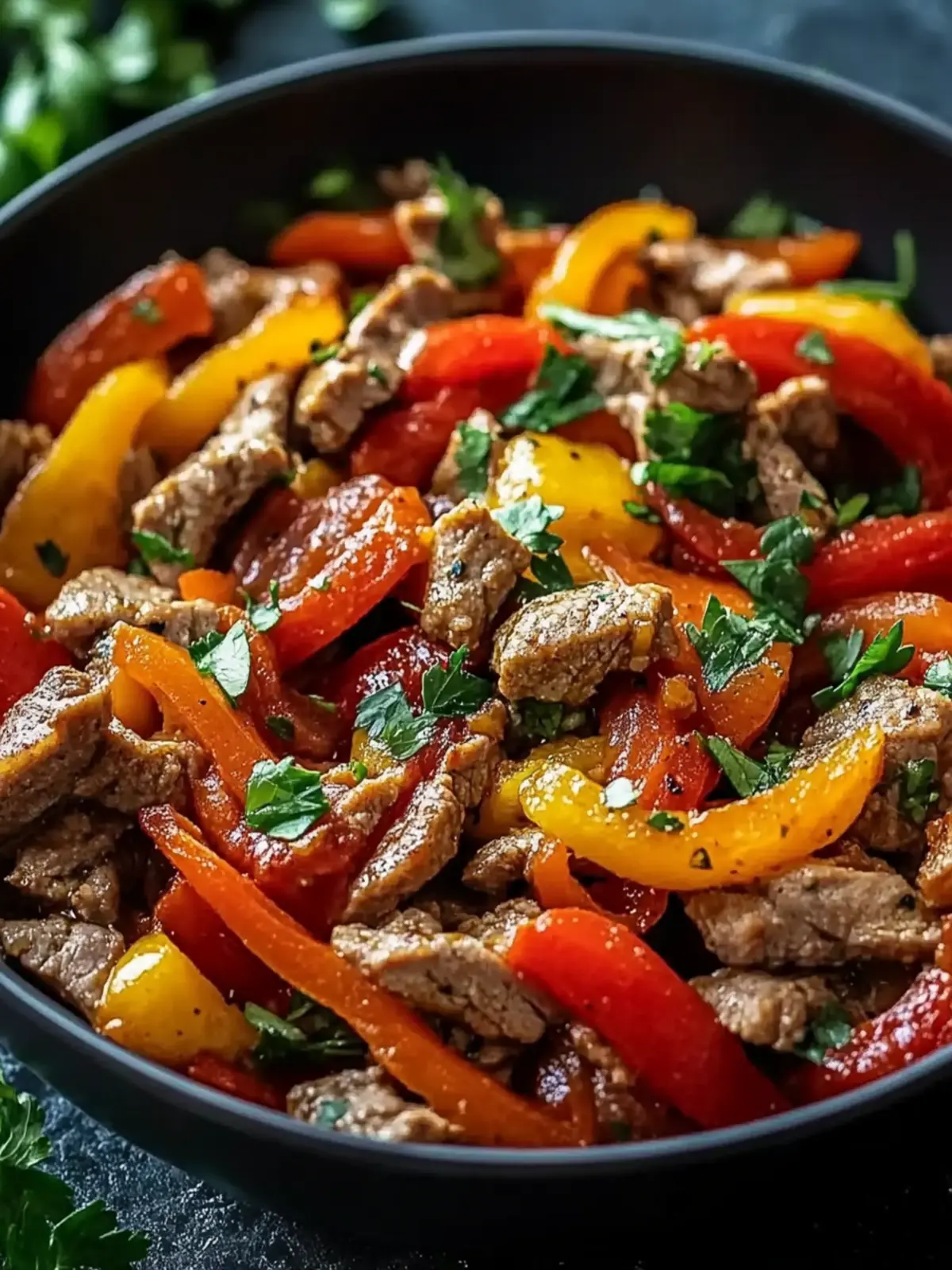 Niedrig Kohlenhydrat Paprikapfanne mit Hackfleisch: Schnell & Lecker 2 Niedrig Kohlenhydrat Paprikapfanne mit Hackfleisch