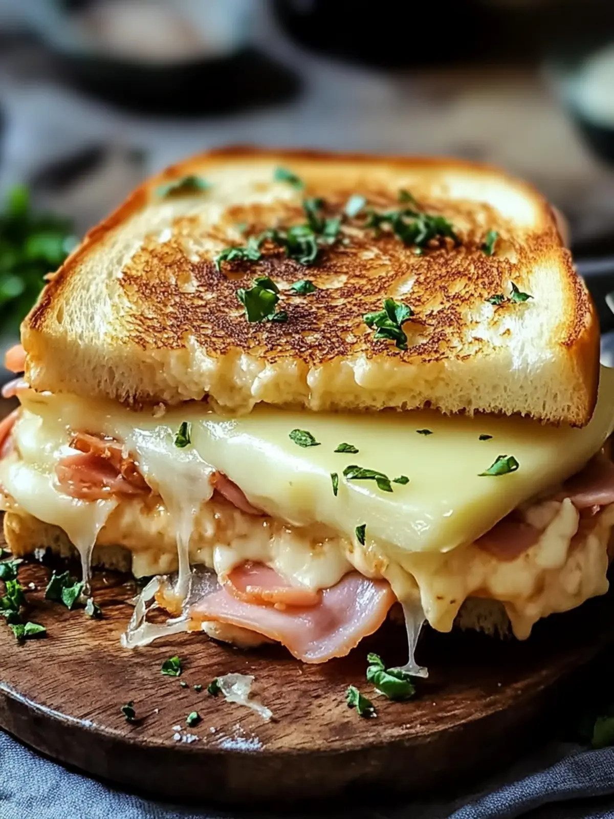 Klassischer französischer Croque Monsieur für ein genussvolles Mittagessen 5 Klassischer französischer Croque Monsieur