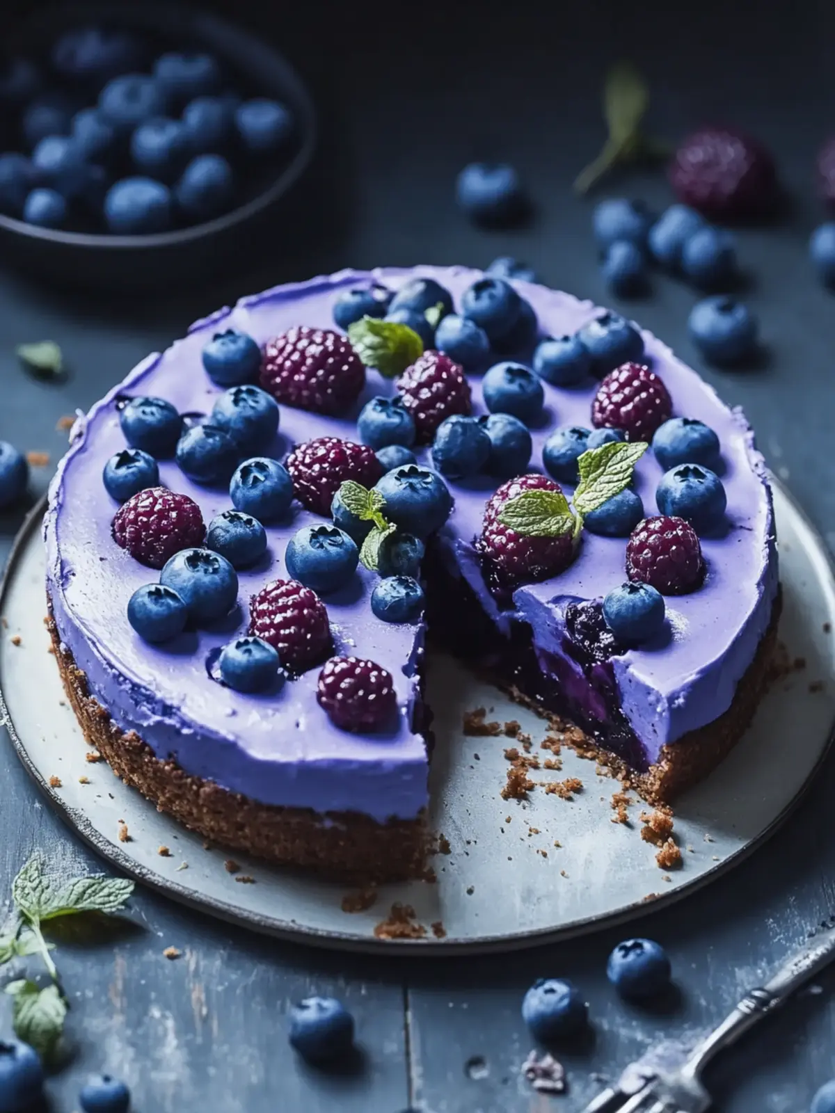 Himmlischer Heidelbeer-Käsekuchen – Cremig, einfach und lecker 5 Himmlischer Heidelbeer-Käsekuchen