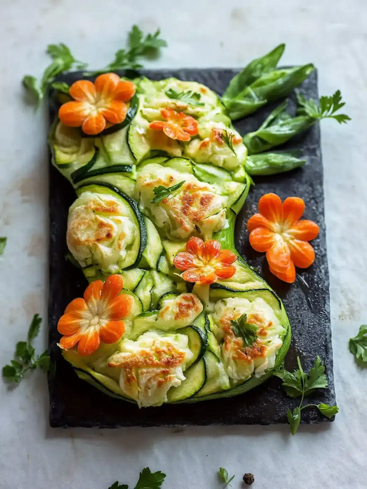 Crispy Zucchini-Puffer: Gesundes Vergnügen für die Familie 4 Zucchini-Puffer