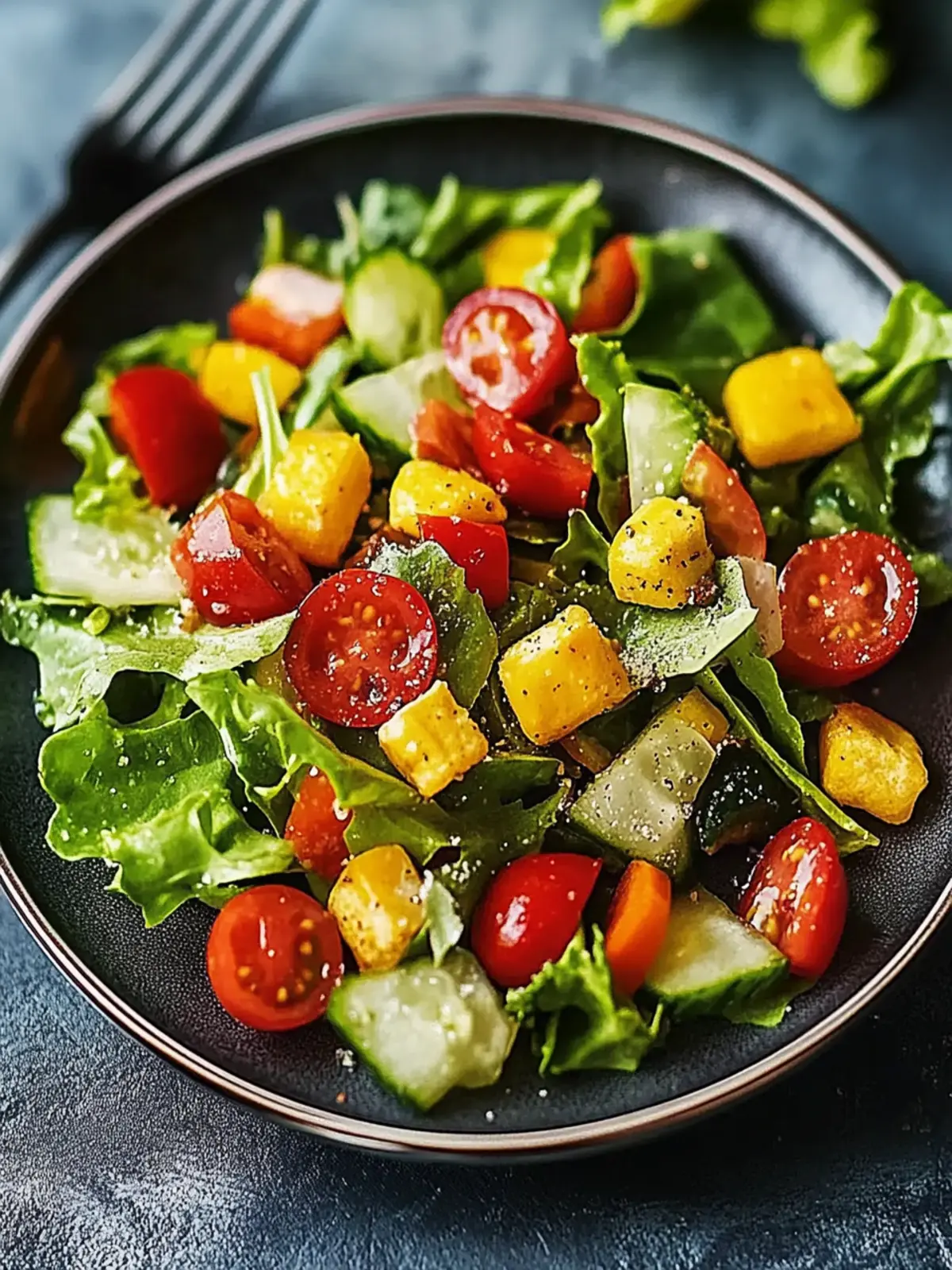 Gemischter Salat einfach: Frisch, bunt und schnell zubereitet 3 Gemischter Salat einfach