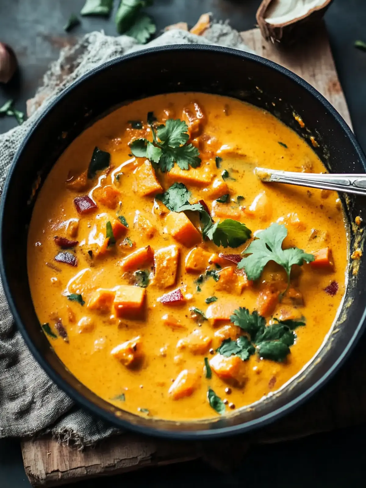 Köstliches Kürbis-Curry mit Kokosmilch in nur 30 Minuten 3 Kürbis-Curry mit Kokosmilch